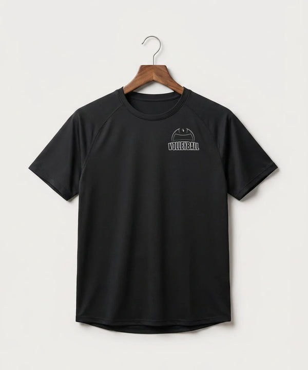 Kingsland High School Volleyball (Girls) - Black Tee - Left Chest