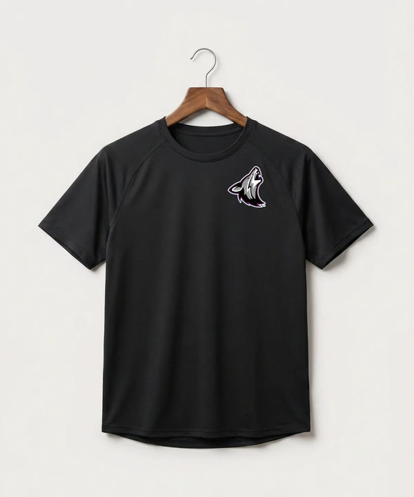 Heron Lake-Okabena High School Football (Boys) - Black Tee - Left Chest