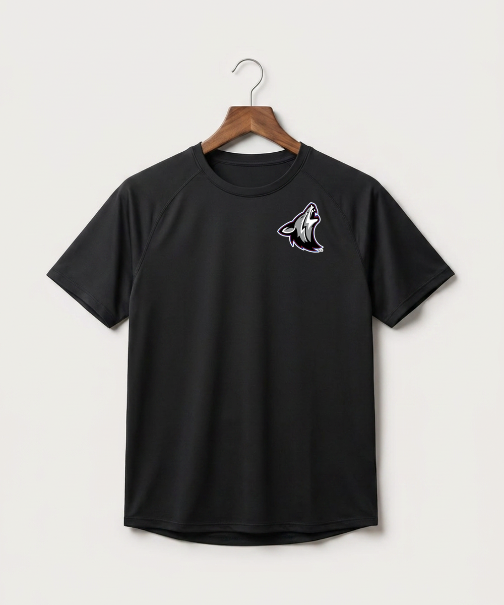 Heron Lake-Okabena High School Football (Boys) - Black Tee - Left Chest
