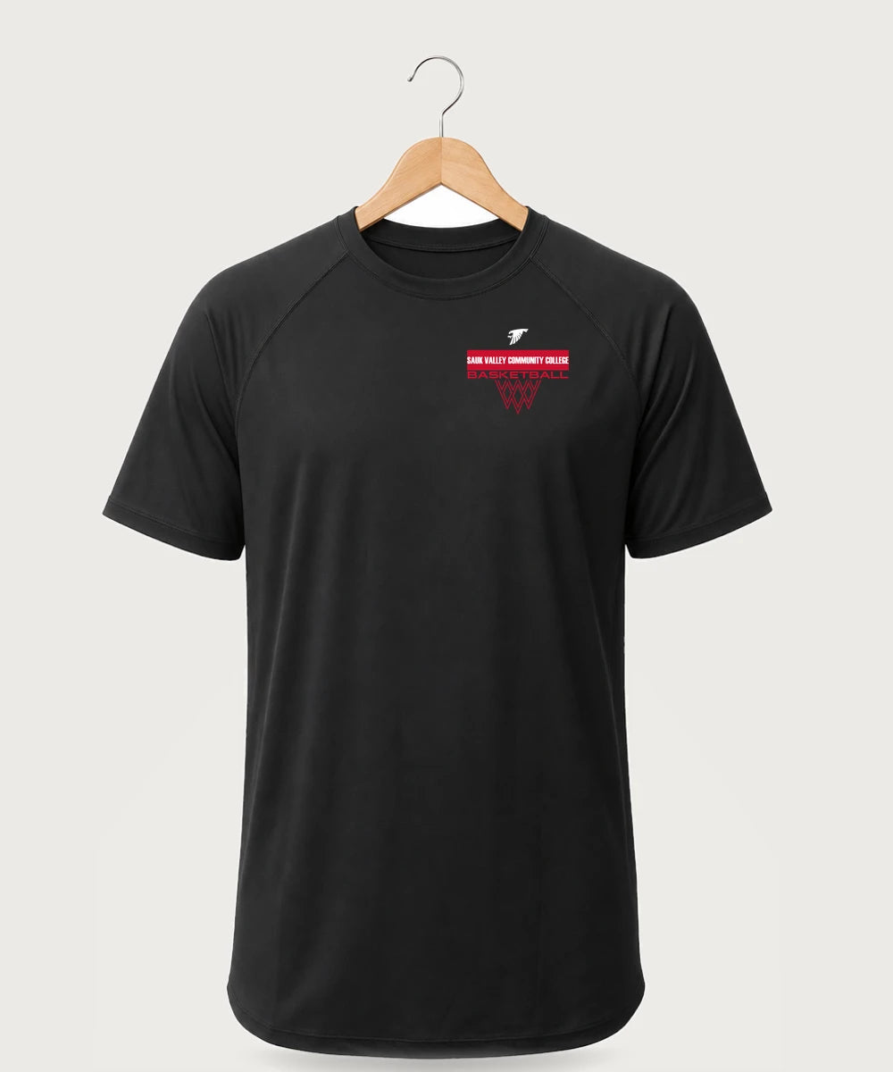 Sauk Valley Community College Basketball Team Store - Black Tee