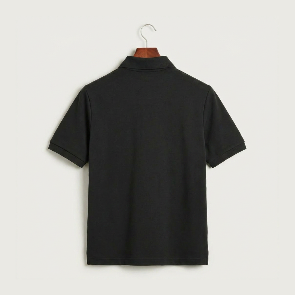 Goodhue High School Volleyball (Girls) - Black Polo - Left Chest (back)