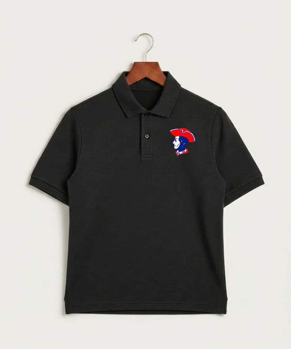 Hills-Beaver Creek High School Volleyball (Girls) - Black Polo - Left Chest