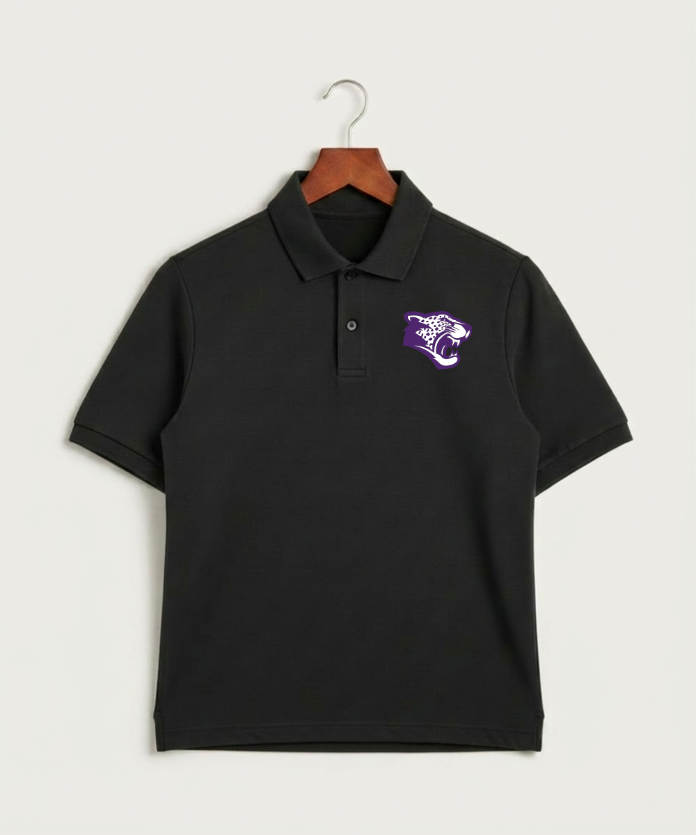 Granada-Huntley-East Chain/Truman Football (Boys) - Black Polo - Left Chest