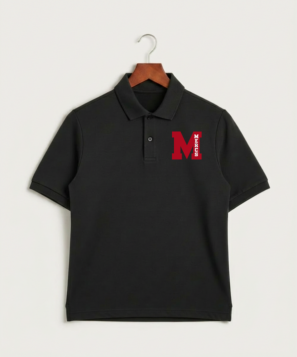 Mcgregor High School Volleyball (Girls) - Black Polo - Left Chest