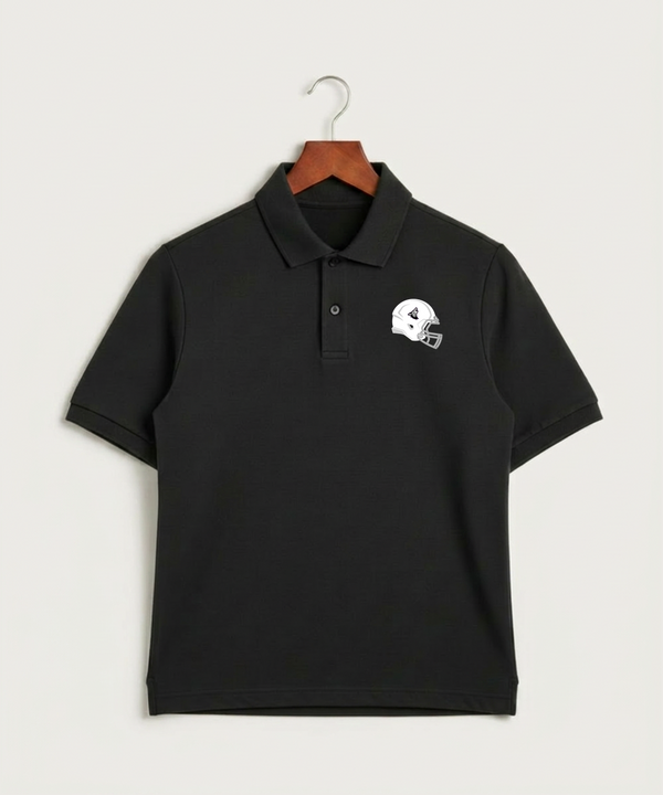 Heron Lake-Okabena High School Football (Boys) - Black Polo - Left Chest