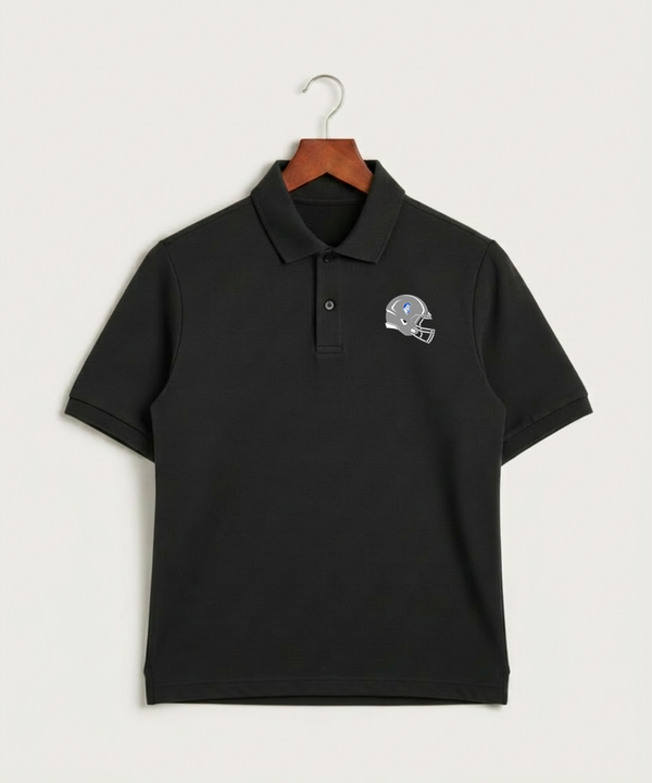Mora High School Football (Boys) - Black Polo - Left Chest