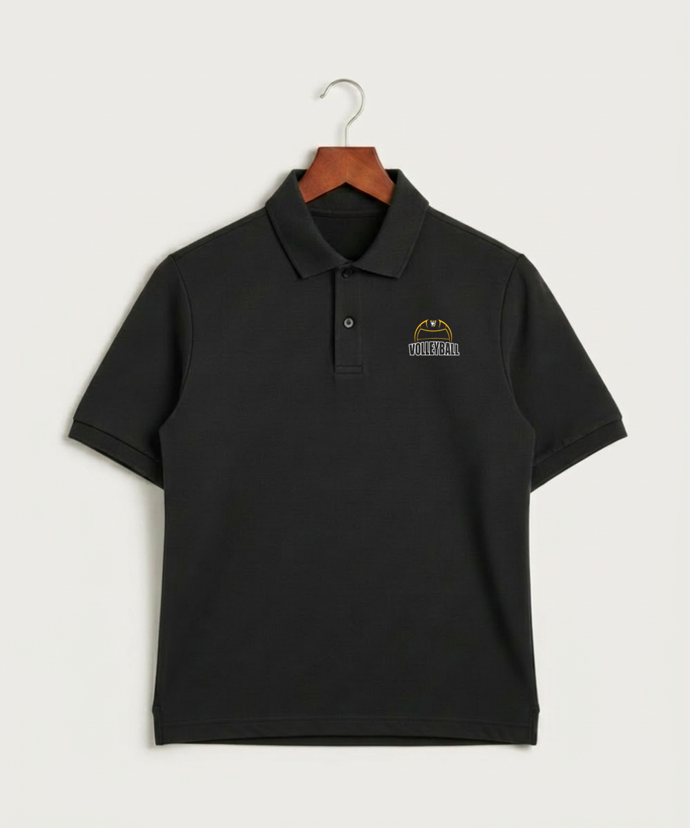 Windom Area High School Volleyball (Girls) - Black Polo - Left Chest