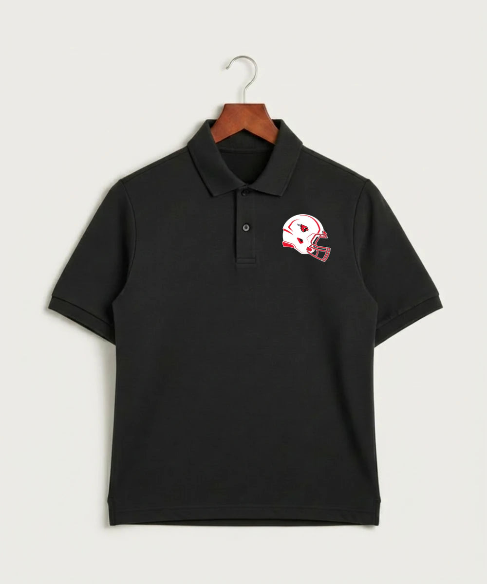 Forreston Football - Black Polo - Left Chest