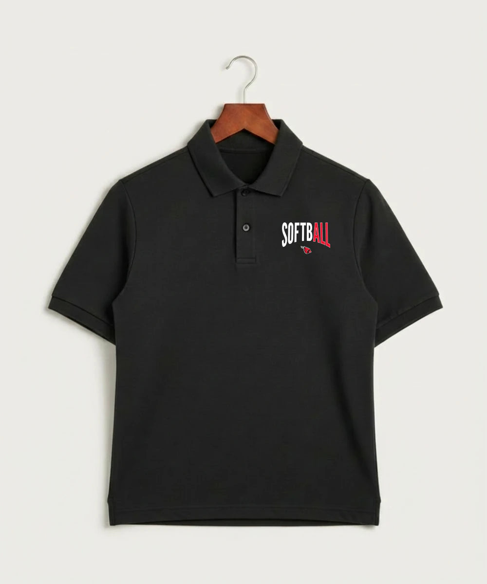 Forreston Softball - Black Polo - Left Chest