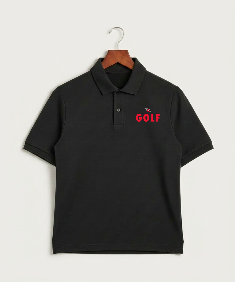 Forreston Golf - Black Polo - Left Chest