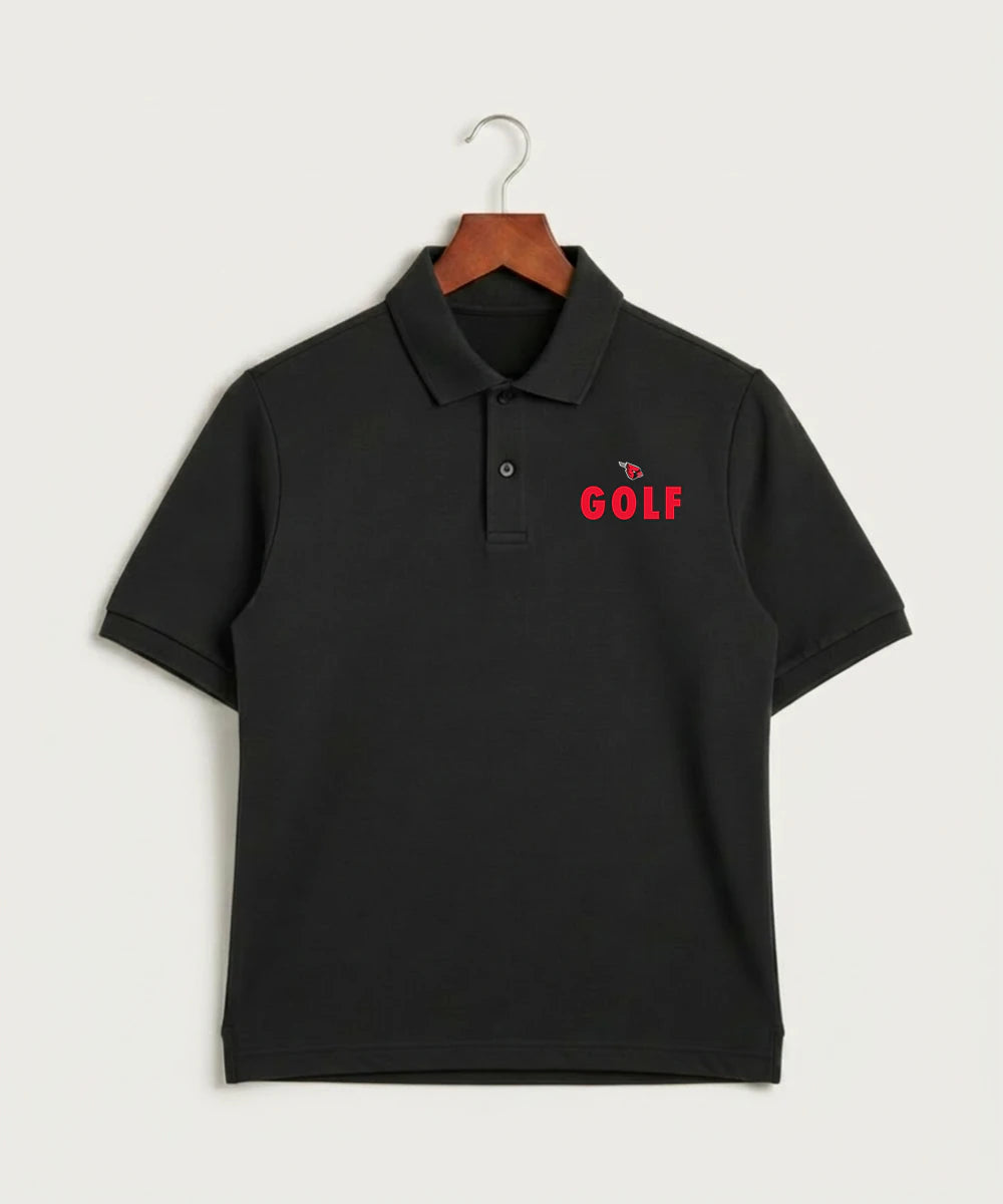 Forreston Golf - Black Polo - Left Chest