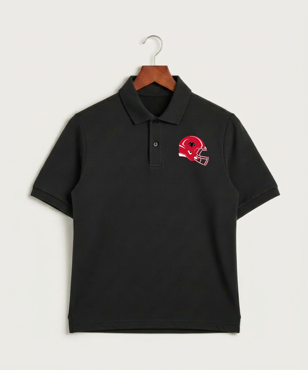 Nrheg Panthers High School Football (Boys) - Black Polo - Left Chest