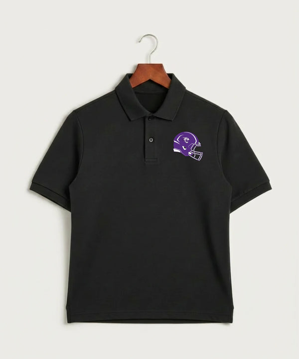 Granada-Huntley-East Chain/Truman Football (Boys) - Black Polo - Left Chest