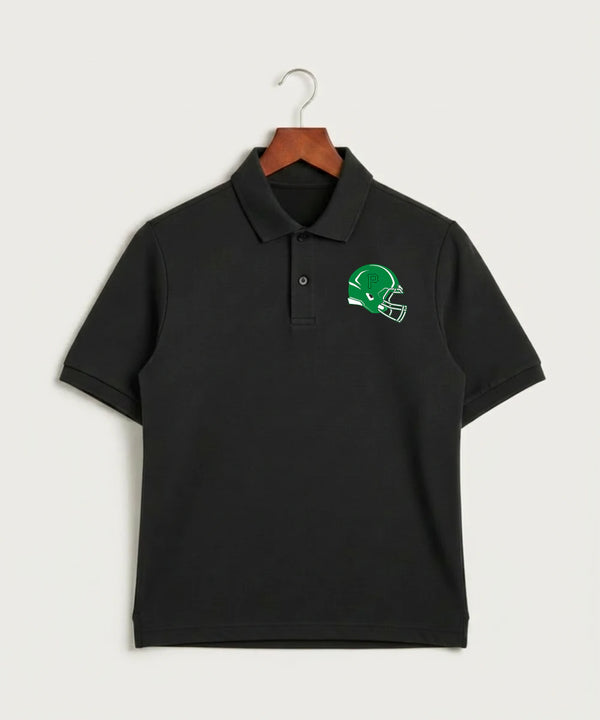 Pipestone Area High School Football (Boys) - Black Polo - Left Chest