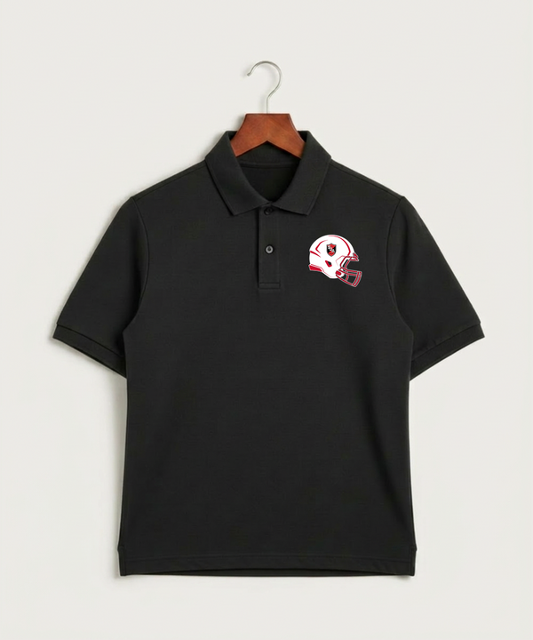 Saint James High School Football (Boys) - Black Polo - Left Chest