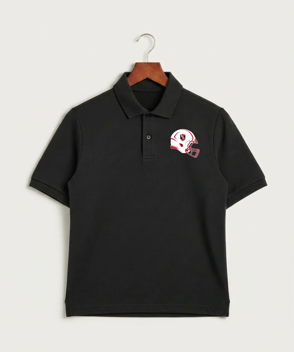 Saint James High School Football (Boys) - Black Polo - Left Chest