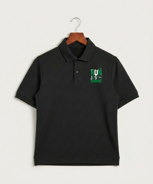 Waterville-Elysian-Morristown High School Football (Boys) - Black Polo - Left Chest