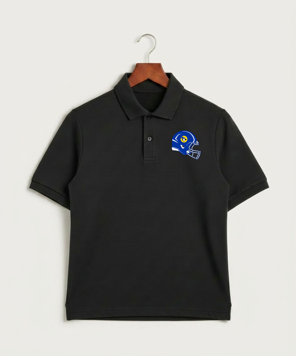 Waseca High School Football (Boys) - Black Polo - Left Chest