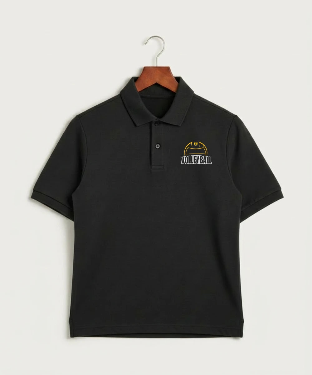 Byron High School Volleyball (Girls) - Black Polo - Left Chest