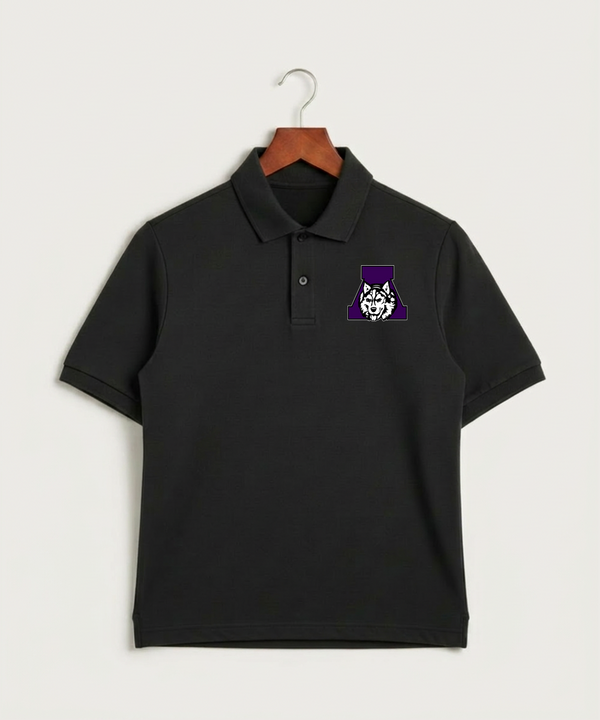 Albany High School Tennis (Boys) - Black Polo - Left Chest