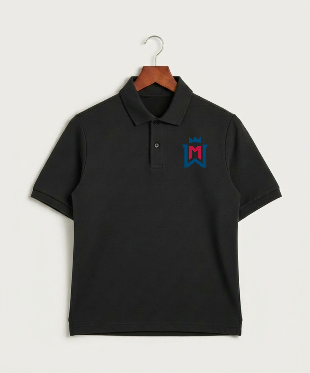Watertown Mayer High School Football (Boys) - Black Polo - Left Chest