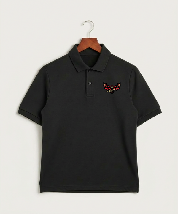 Gfw High School Football (Boys) - Black Polo - Left Chest