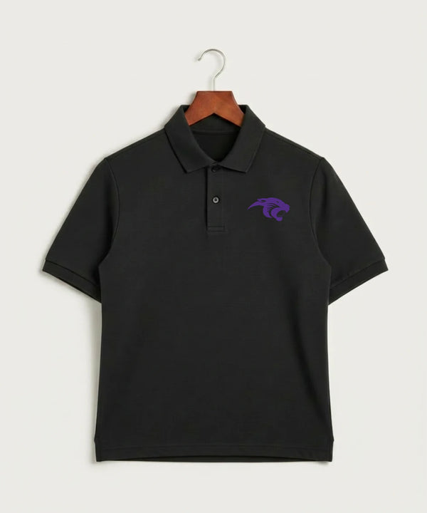 Glencoe Silver Lake High School Athletics - Black Polo - Left Chest
