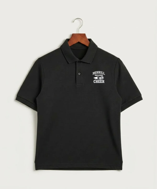Merrill Dance and Cheer - Black Polo - Left Chest