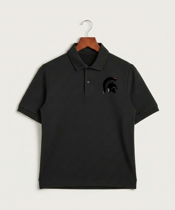 Bold High School Football (Boys) - Black Polo - Left Chest