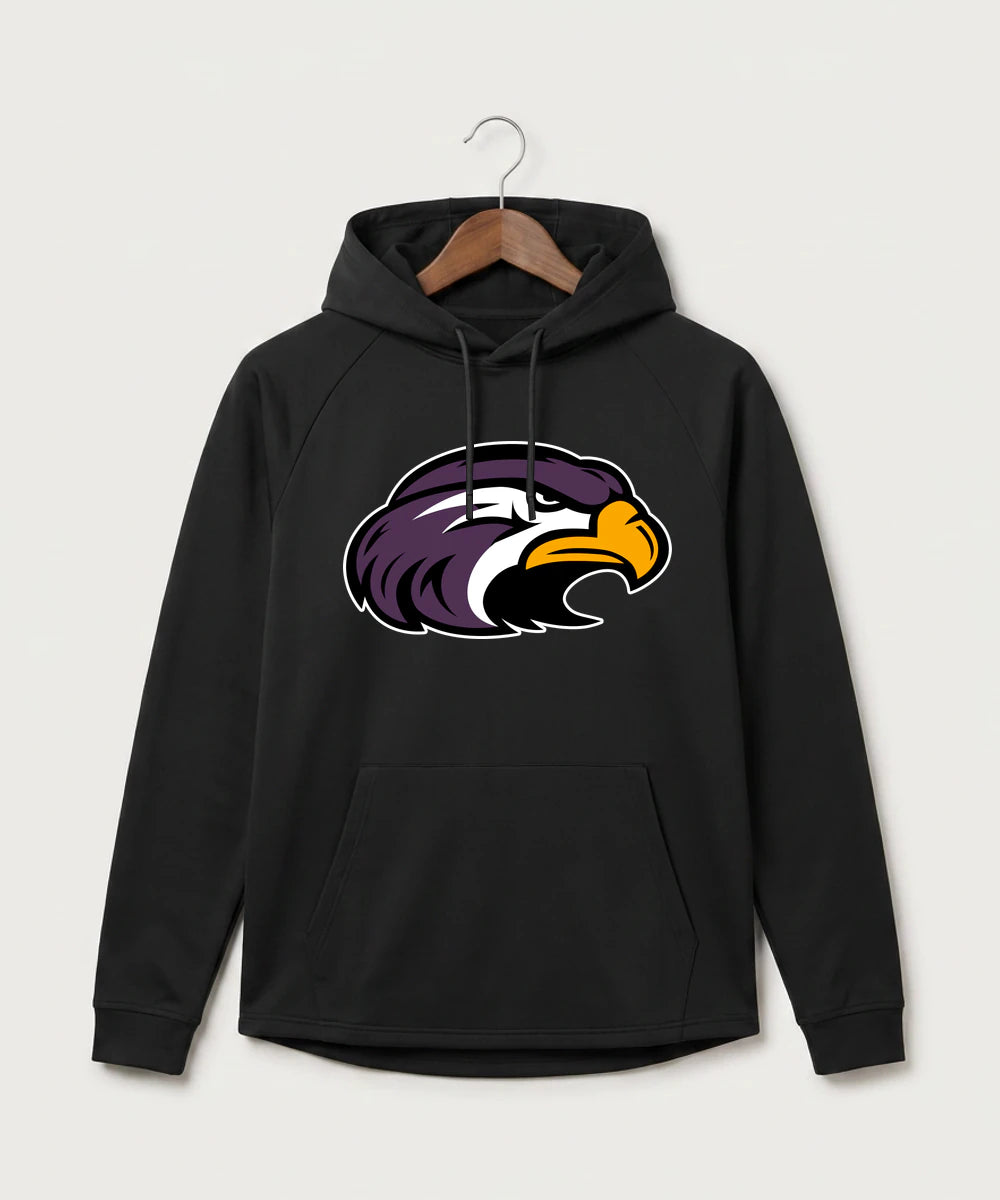 Montevideo High School Football (Boys) - Black Hoodie - Full Front