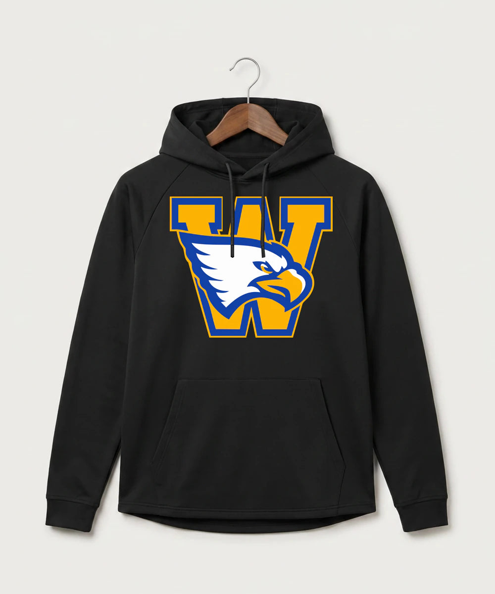 Windom Area High School Volleyball (Girls) - Black Hoodie - Full Front