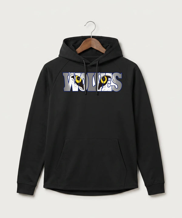 Walker Hackensack Akeley Volleyball (Girls) - Black Hoodie - Full Front