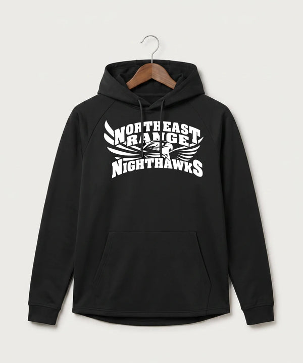 Northeast Range High School Volleyball (Girls) - Black Hoodie - Full Front