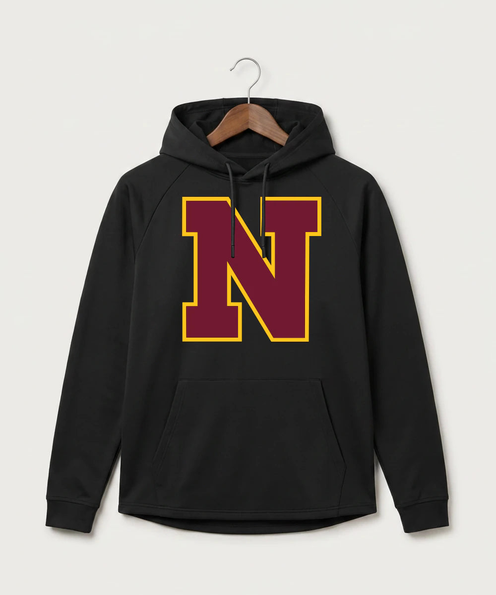 Northfield High School Volleyball (Girls) - Black Hoodie - Full Front