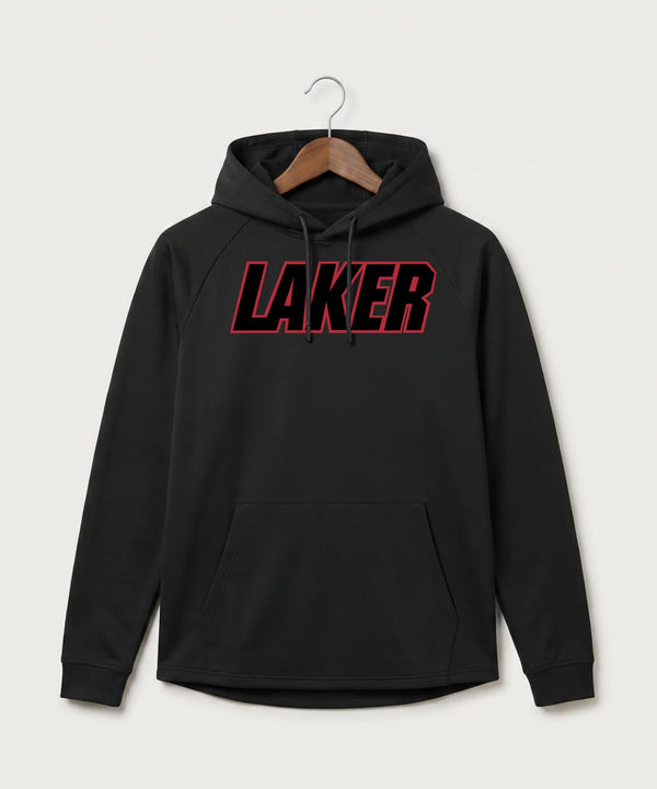 Detroit Lakes Community High School Football (Boys) - Black Hoodie - Full Front