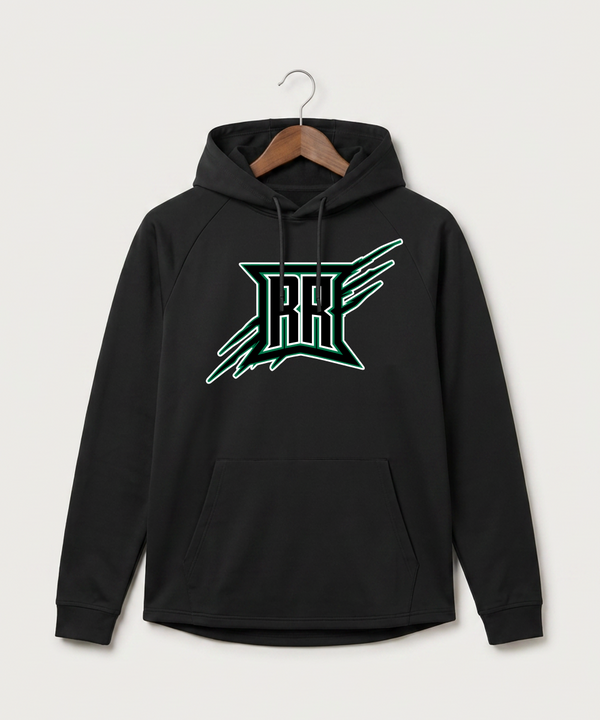 Rock Ridge High School Football (Boys) - Black Hoodie - Full Front