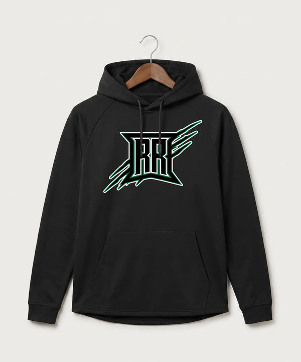 Rock Ridge High School Football (Boys) - Black Hoodie - Full Front