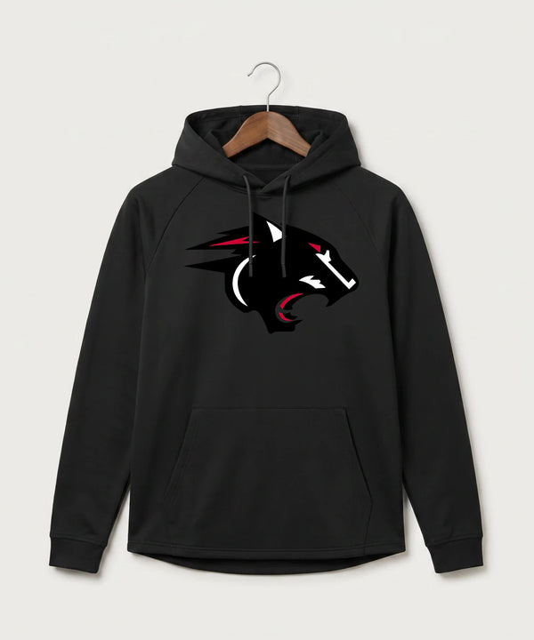 Nrheg Panthers High School Football (Boys) - Black Hoodie - Full Front