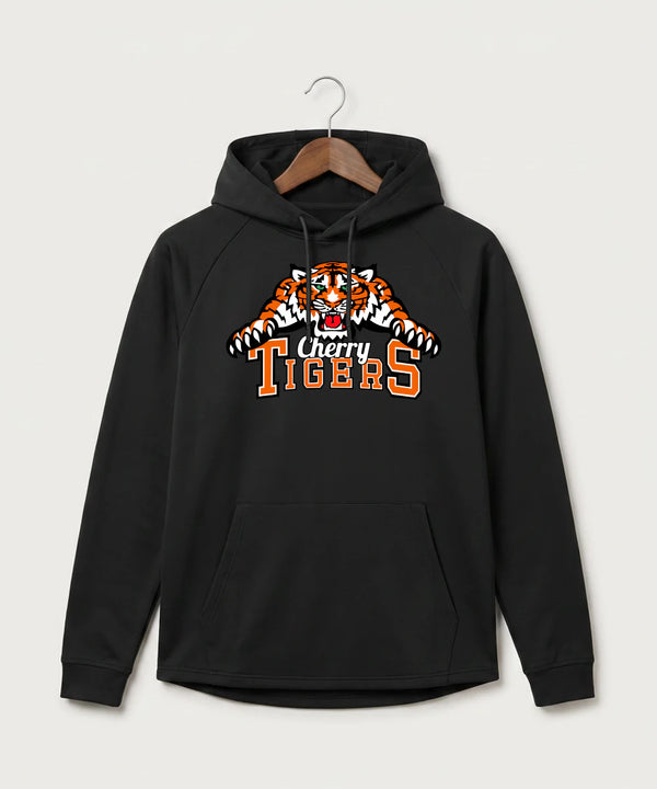 Cherry High School Athletics Coed - Black Hoodie - Full Front
