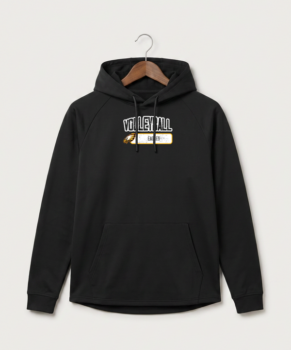 Dover-Eyota High School Volleyball (Girls) - Black Hoodie - Full Front