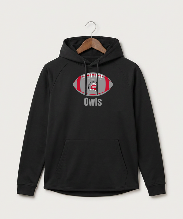 Hancock High School Football (Boys) - Black Hoodie - Full Front