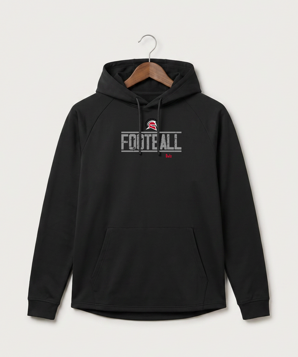 Hancock High School Football (Boys) - Black Hoodie - Full Front