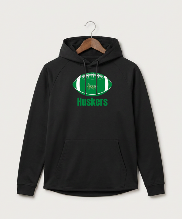 Holdingford High School Football (Boys) - Black Hoodie - Full Front