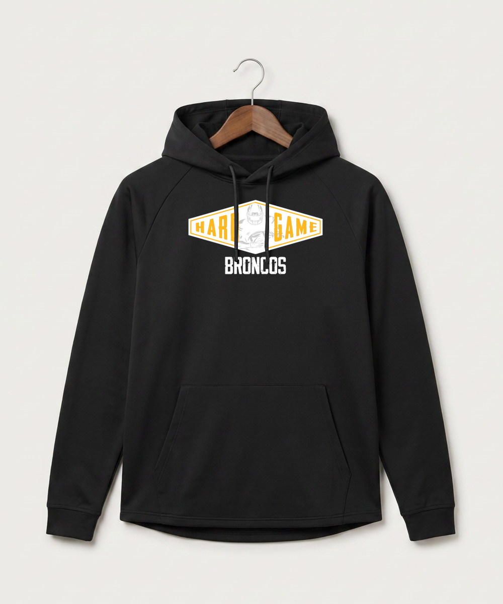 International Falls High School Football (Boys) - Black Hoodie - Full Front