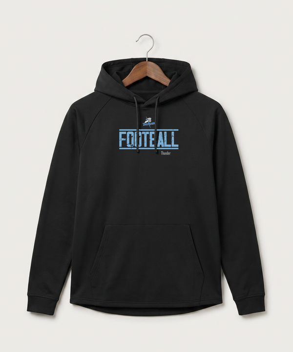 Long Prairie Grey Eagle High School Football (Boys) - Black Hoodie - Full Front