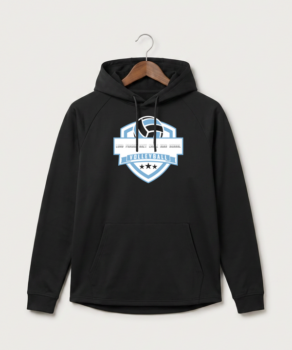 Long Prairie Grey Eagle High School Volleyball (Girls) - Black Hoodie - Full Front