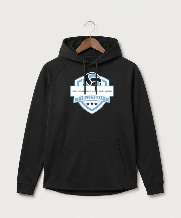 Long Prairie Grey Eagle High School Volleyball (Girls) - Black Hoodie - Full Front