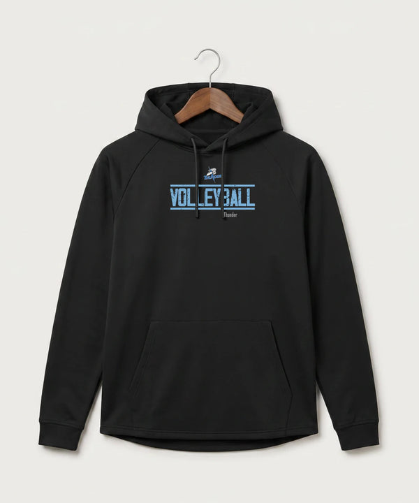 Long Prairie Grey Eagle High School Volleyball (Girls) - Black Hoodie - Full Front