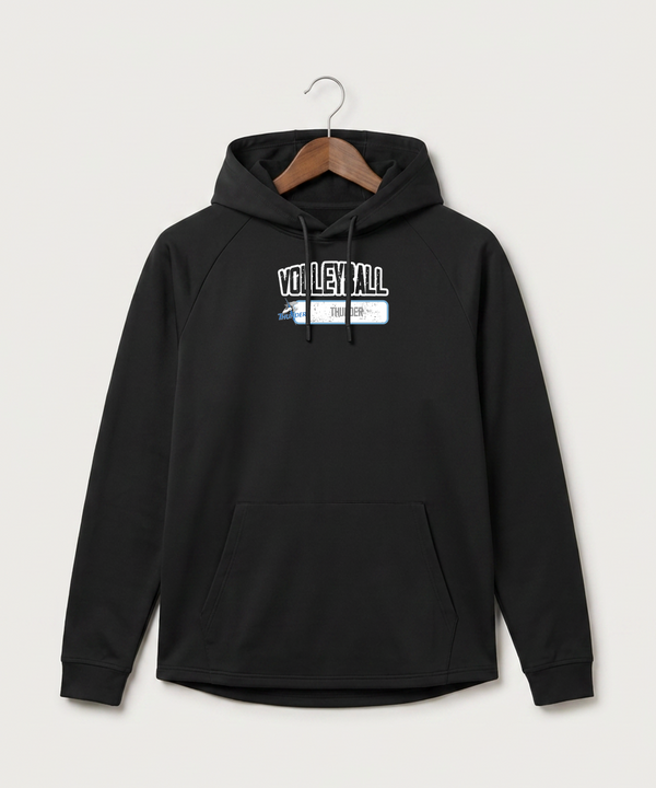 Long Prairie Grey Eagle High School Volleyball (Girls) - Black Hoodie - Full Front