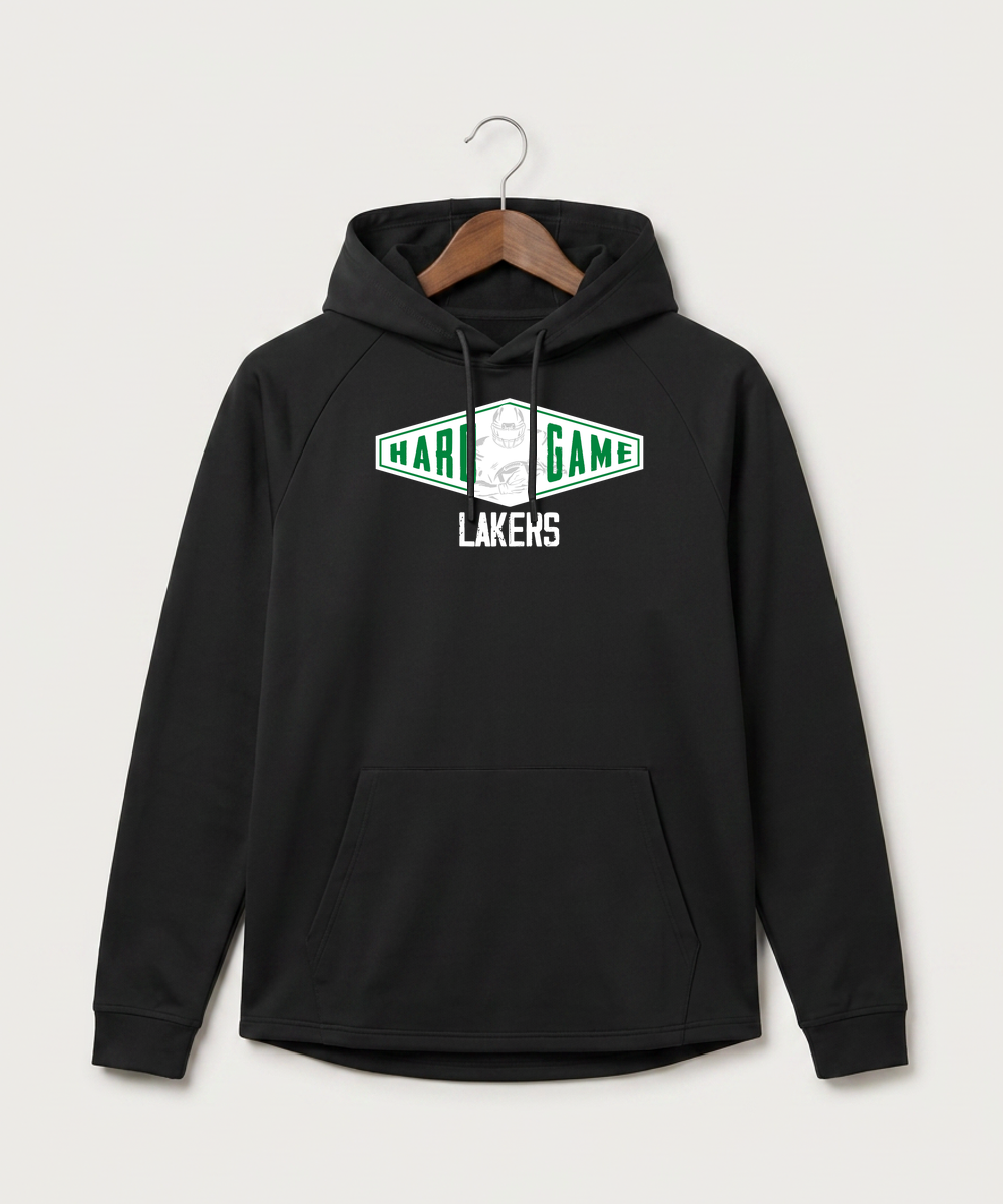 Minnewaska Area High School Football (Boys) - Black Hoodie - Full Front